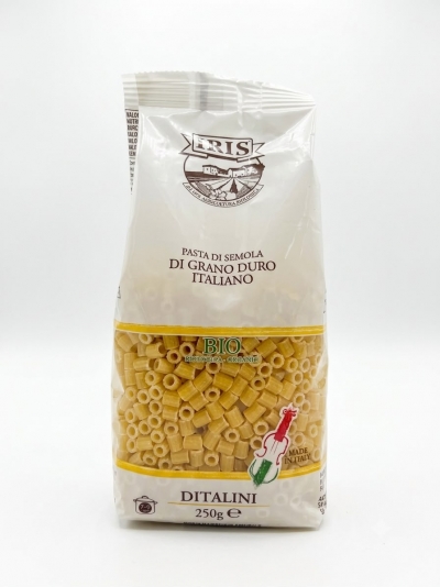 DITALINI RIGATI SEMOLA BIO IRIS 250 gr