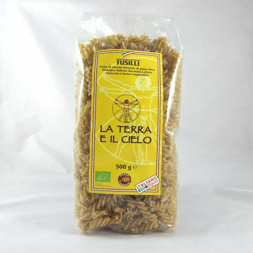 FUSILLI integrali di grano duro(500gr)**