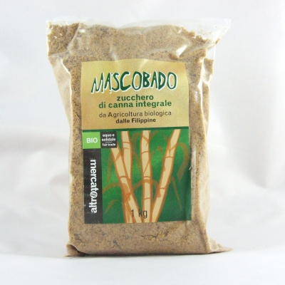 Mascobado-zucch di canna int.-1 kG BIO