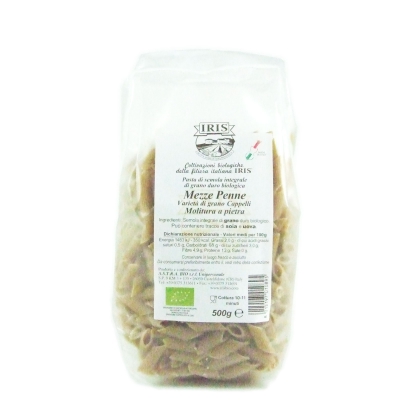 MEZZE PENNE CAPPELLI BIO IRIS 500 gr